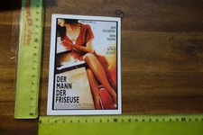 Alte Filmplakatkarte Kino Film DER MANN DER FRISEUSE Jean Rochefort Anna Galiena