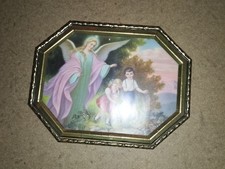 4 Heiligenbilder Messing