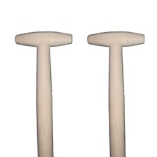 2 x Spatenstiel Grabegabel