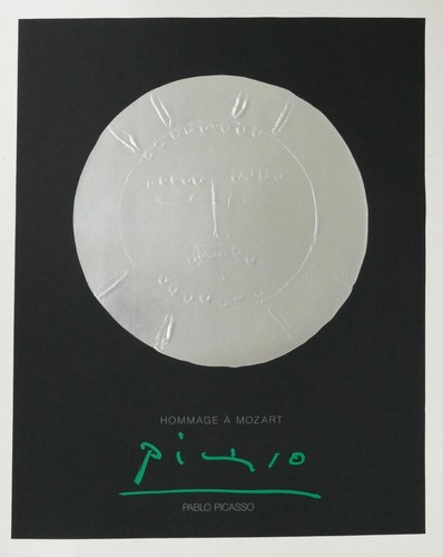 Picasso hommage mozart - picasso,, a