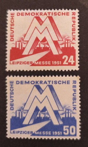 Ddr 1951 postfrisch leipziger - ddr,