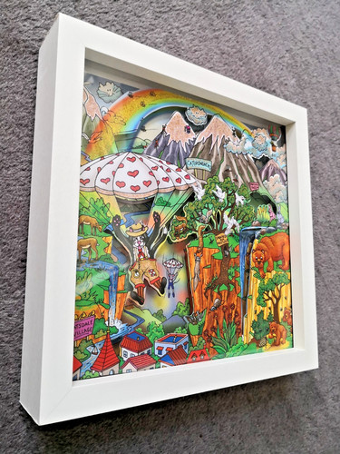 Charles fazzino rain forest - charles,