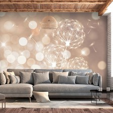 Blumen Pusteblume Grau Beige