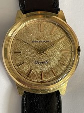 Herren-Armbanduhr Ernest Borel Gold Plated Vintage Uhr