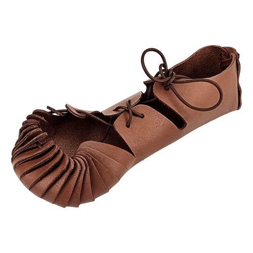 Mittelalter bundschuhe braun - bundschuhe,