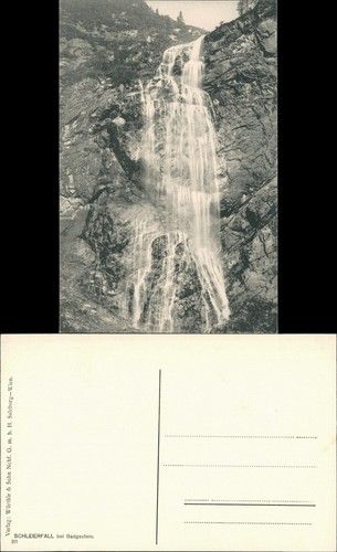 Ansichtskarte bad gastein - ansichtskarte,