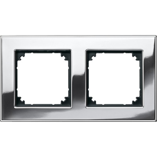 Merten metallrahmen chrom - merten, 2f.chrom
