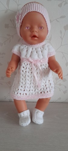 Handgestrickte puppenkleidung - handgestrickte,