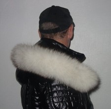 Polarfuchs Pelz Kapuze Kragen