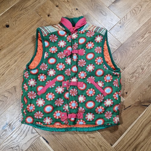 Vintage 90s oilily fleece vest - vintage,