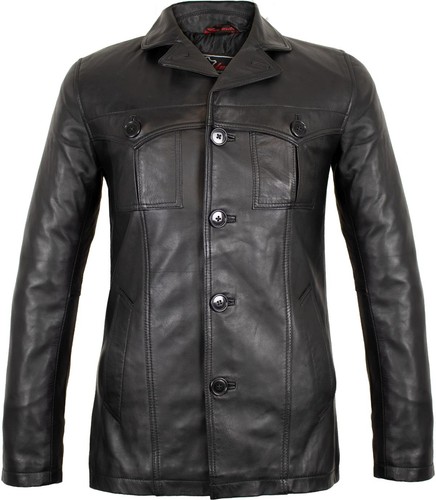 Herren lederblazer ledermantel - herren,