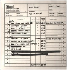 2xLP Bob Moses All In All