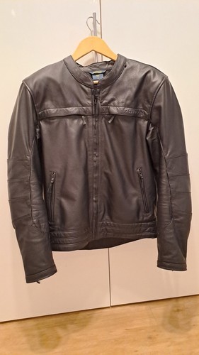 Motorrad lederjacke mit - motorrad,