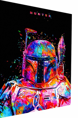 Hunter star wars abstrakt - star,