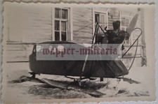 Orig. Foto I.R.77 Panzerkorps Motorschlitten Schneemobil Rotes Kreuz A012-164