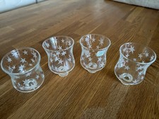 Partylite Glasaufsätze Quartett (4Stck.) Sterne in Tulpenform