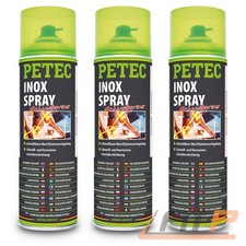 PETEC 3x 500 ml INOX SPRAY