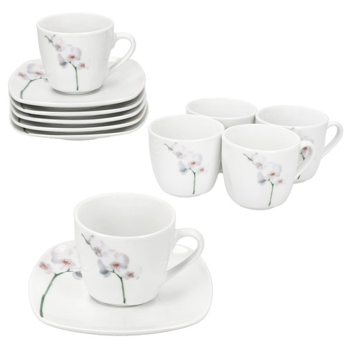 6er set vanda orchidee - set,