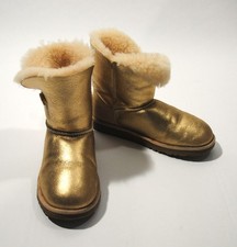 UGG Australia Boots Stiefeletten gefüttert Lammfell Gold Gr. 36