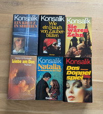 6 Bücher von Heinz G. Konsalik - Romane - Liebe - Schicksal - Krieg