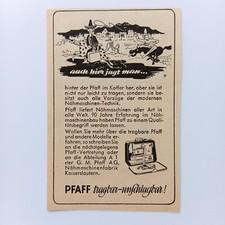 1951 Pfaff tragbare
