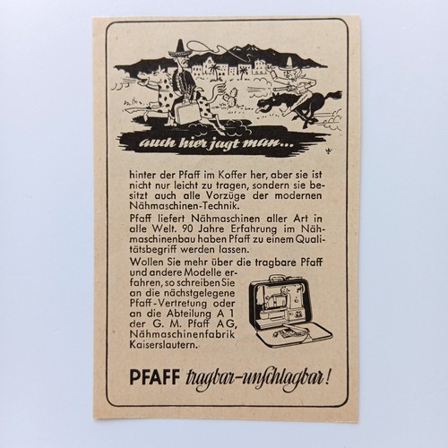 1951 pfaff tragbare - 1951,