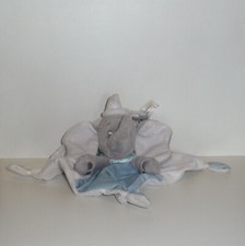 Kuscheltuch Elefant Disney - Dumbo - Weiß Blau