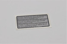 Aufkleber Motorölstand