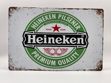 Blechschild Heineken 20x30cm Nostalgie Retro Reklame Vintage Deko Geschenk Bier