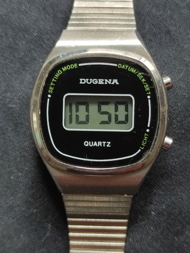 Vintage dugena digitaluhr mit - vintage,