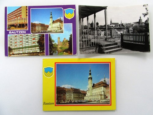 Ddr postkarten lot bautzen - postkarten, x