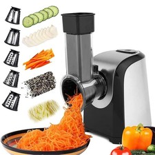 5 in 1 Multi Gemüseschneider Elektrisch Gemüsereibe Küchenreibe Gemüseraspel NEU