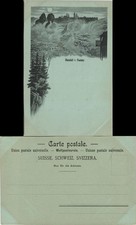 Neuhausen am Rheinfall Rheinfall v. Fischetz Mondscheinlitho 1899