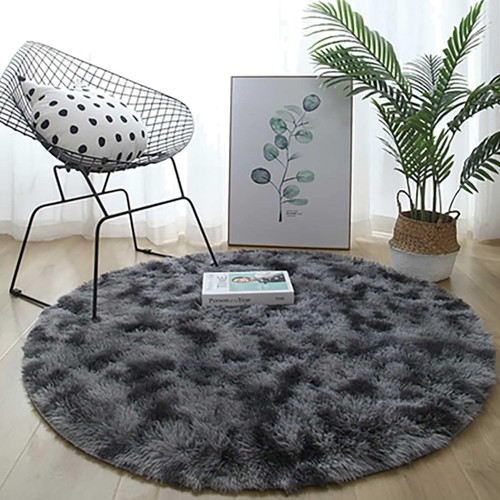 Teppich rund hochflor - teppich,