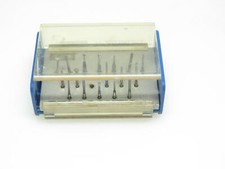Komet Dental Bohrer-Set in Bohrerbox Verschiedene Bohrer Fräser Gebrauchsspuren