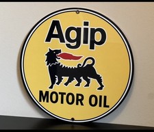 Retro Style Agip Motor Oil
