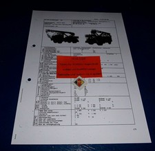 Typenblatt taktisch technische