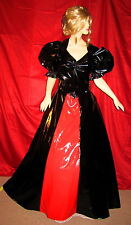 Lackkleid Zofenkleid Lack Party Transvestit Vinyldress Maiddress Wetlook Shiny