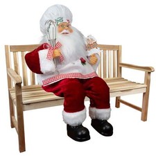 Weihnachtsmann nicolas 30cm - weihnachtsmann,
