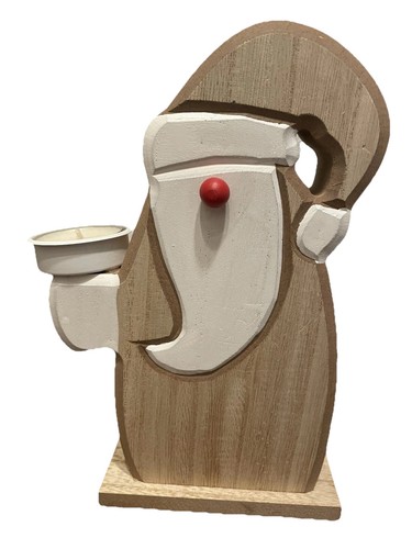 Weihnachtsmann teelichthalter - weihnachtsmann,