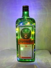 große Jägermeisterlampe Jägermeister Lampe,40 LED-Lampen bunt,mit Batterien,TOP!