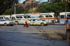 VINTAGE FOTO DIA 35mm Original Oldtimer Bus Postbote Oldtimer ADP14806