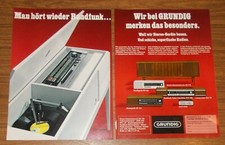 Seltene Werbung vintage GRUNDIG KS 736 772 Konzertschrank RF 150 Musikgerät 1969