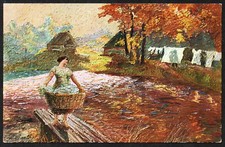 P. Barthel - Die Wäscherin