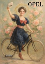 Opel Lady Bike Fahrrad Poster