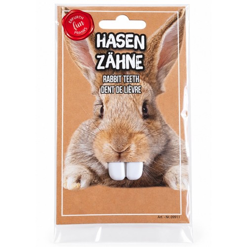 Hasenzähne weiß scherzzähne - weiß,