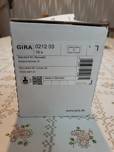 Verkaufe gira fach - 2-fach, rahmen