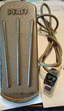 Pfaff Fußanlasser mit Netzkabel und Gerätestecker