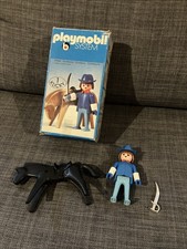 +++ 100% Playmobil System Western 3353 Soldat mit Pferd OVP Sammler RAR +++