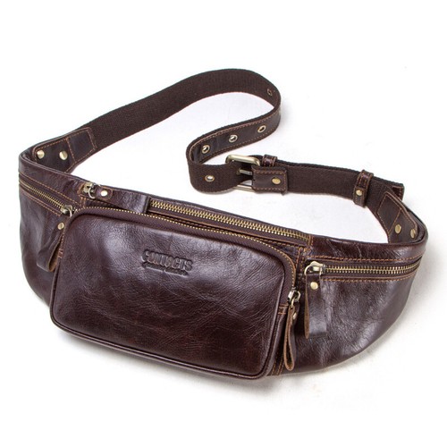 Echt leder gürteltasche - echt,